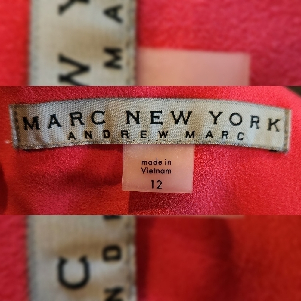Marc New York Salmon Fit And Flare Dress Sz 12 - Picture 6 of 7